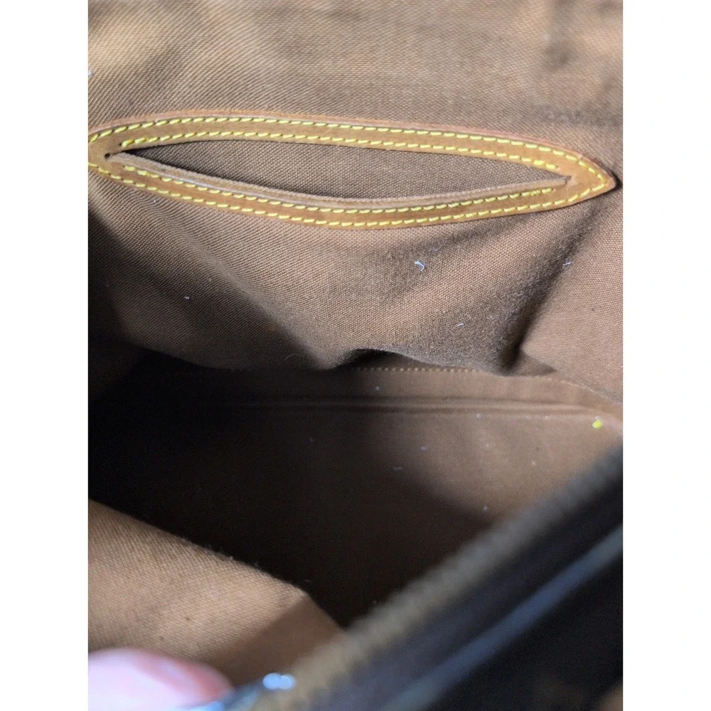 Louis Vuitton Alma PM Monogram Canvas Leather Vintage Bag‎ Brown Vintage